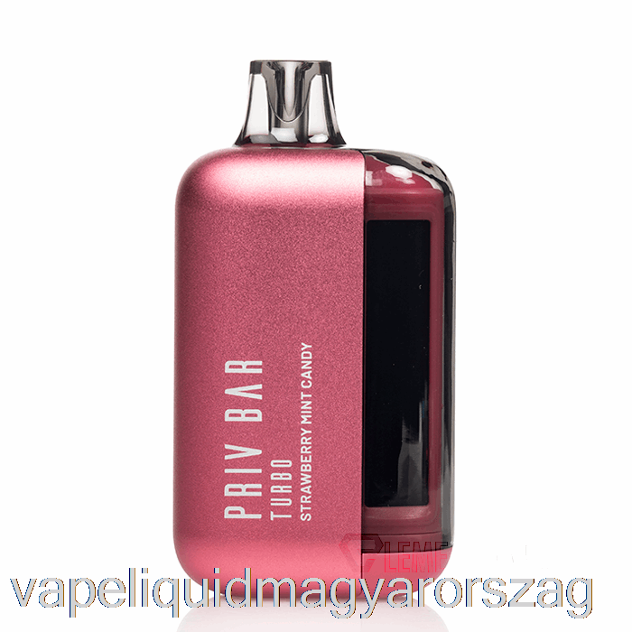 Smok Priv Bar Turbo 15k Eldobható Eper Mentás Candy Vape Folyadék